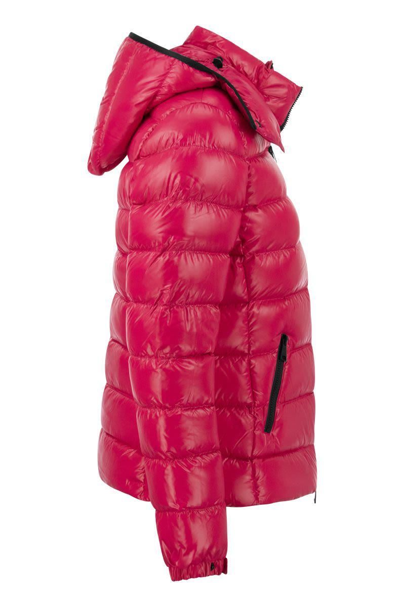 Moncler Bady Moncler Rot Damen Moncler BADY Short Down Jacket Pink