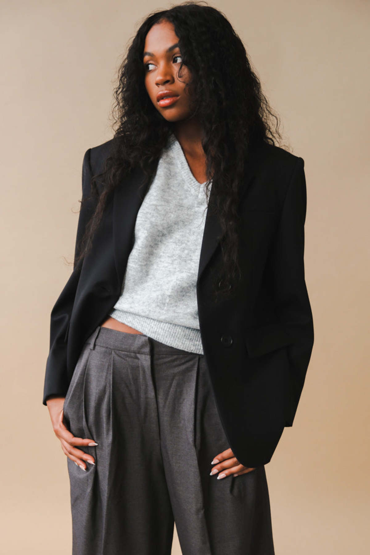 ★Dunst★ ESSENTIAL 2 BUTTON WOOL BLAZERUDJA5A202BLACK UDJA5 Dunst Essential 2 Button Wool Blazer | Garmentory