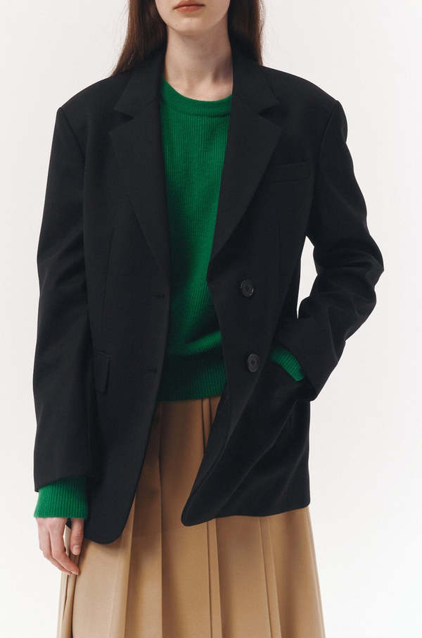 Dunst Essential 2 Button Wool Blazer | Garmentory