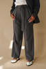 Dunst WOOL BAKER PANTS - Charcoal Grey - Thumbnail 6