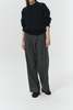 Dunst WOOL BAKER PANTS - Charcoal Grey - Thumbnail 11