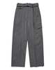 Dunst WOOL BAKER PANTS - Charcoal Grey - Thumbnail 16