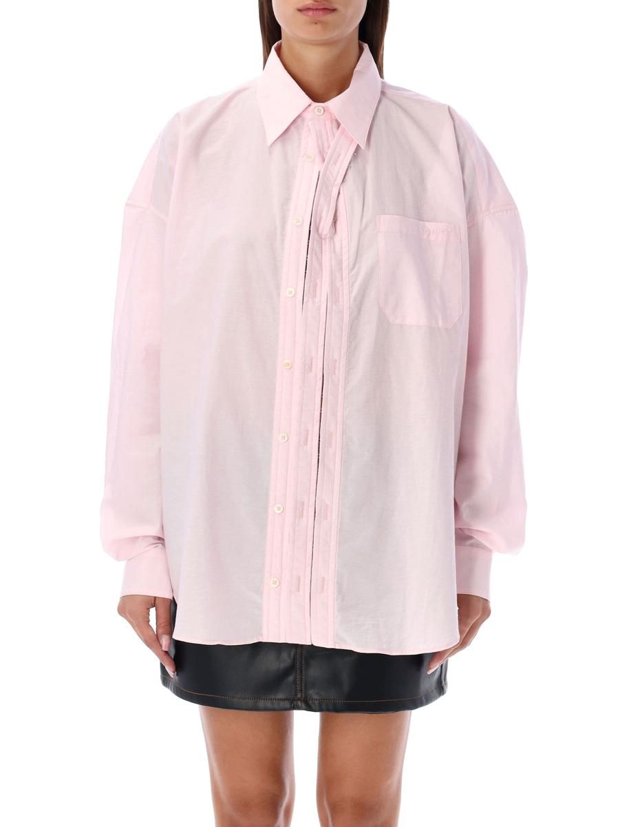Y/project Hook and Eye Shirt - LIGHT PINK | Garmentory