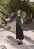 Trovata Makena B Skirt - Ponderosa Silk Velvet - Thumbnail 1