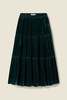 Trovata Makena B Skirt - Ponderosa Silk Velvet - Thumbnail 3
