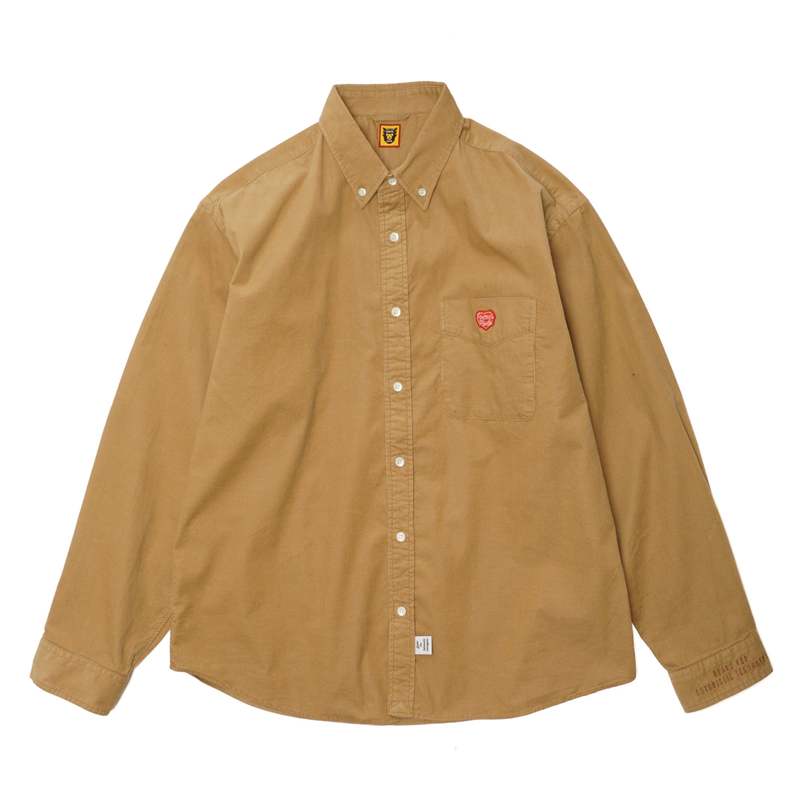 human made L/S Tee ベージュ XXL