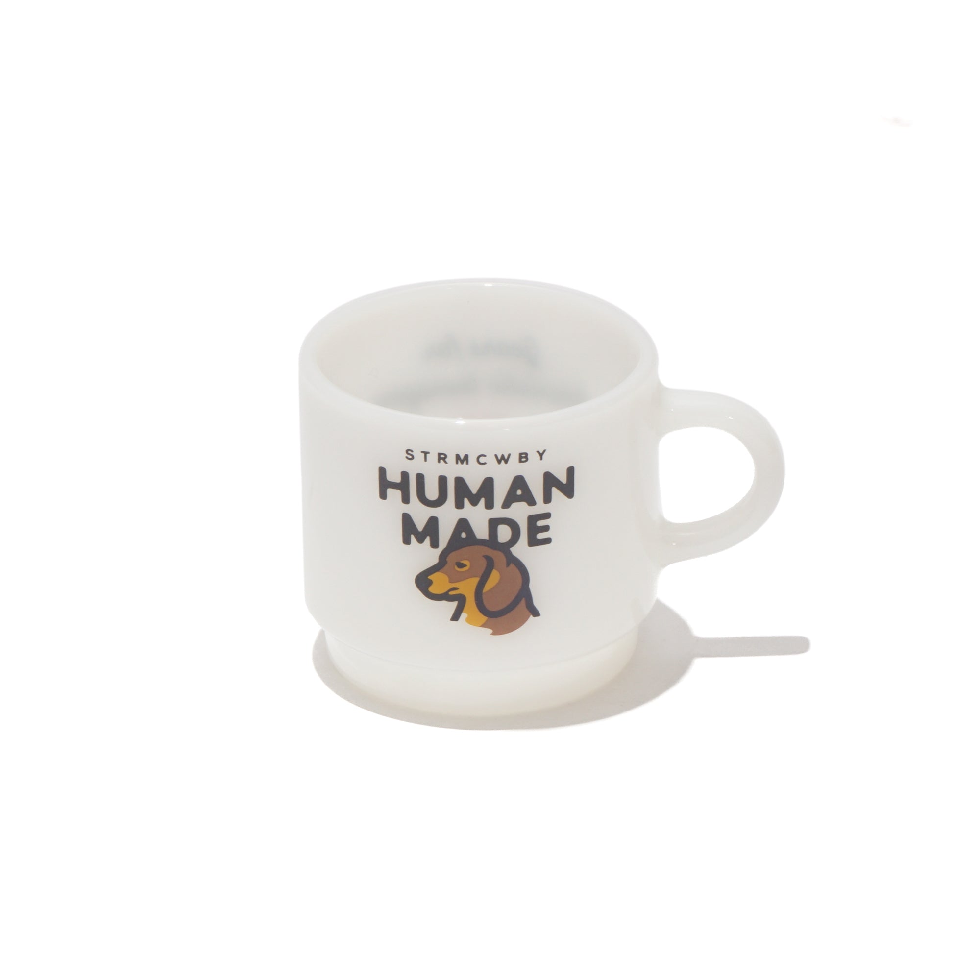 Human Made DACHS GLASS MUG - WHITE | Garmentory