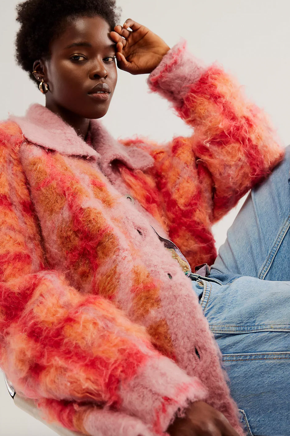 Free People Harper Cardi - Orange | Garmentory