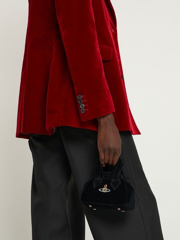 Vivienne Westwood Mini Archive Yasmine Shoulder Bag - Black
