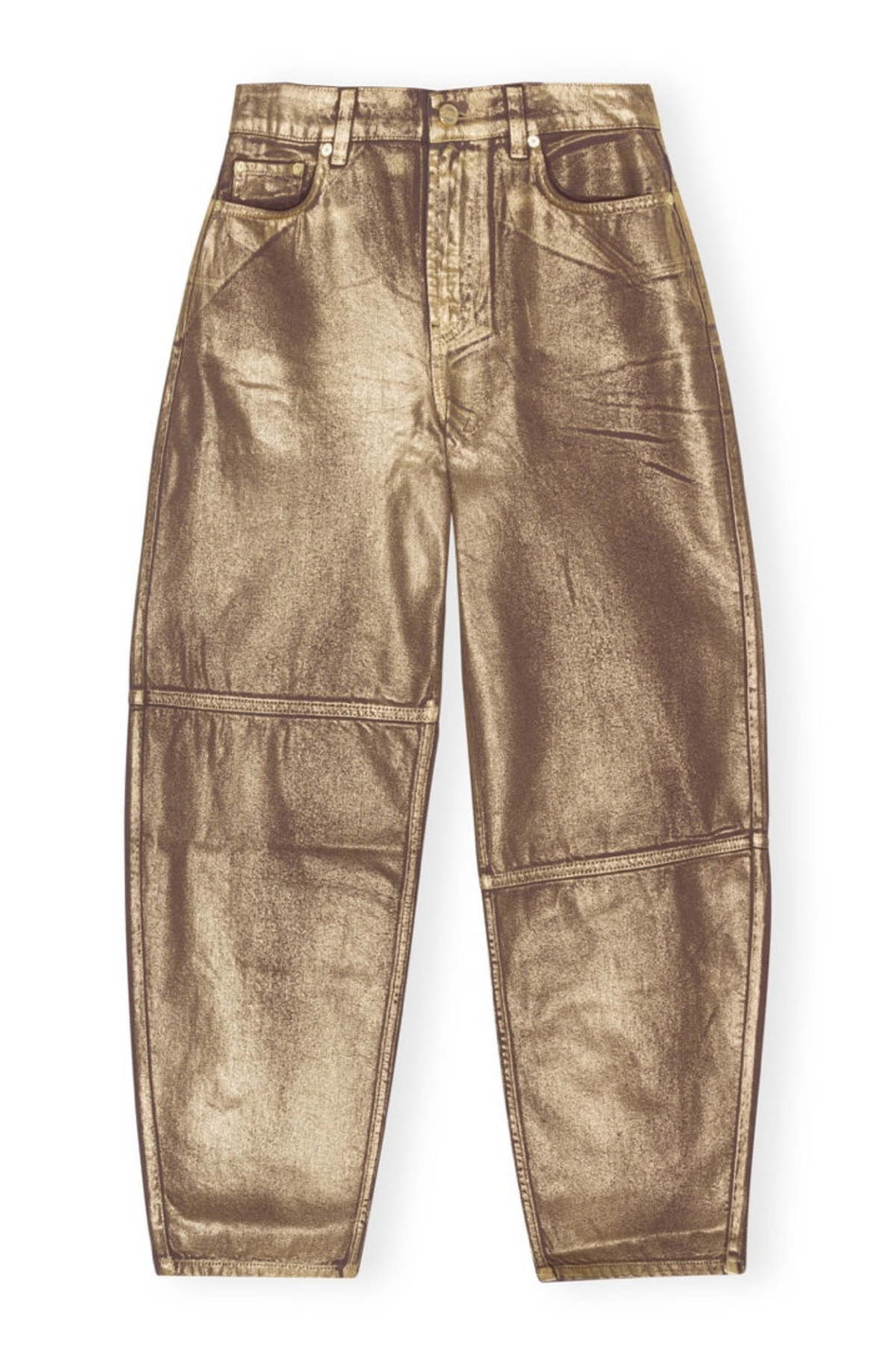 【関税＆送料込み】Ganni Shimmery Foil Stary Jeans Washed Black/Black Shimmery Foil Stary Jeans | GANNI US