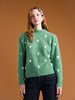 Hansel from Basel Fleur Pullover - Green - Thumbnail 1