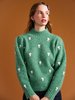 Hansel from Basel Fleur Pullover - Green - Thumbnail 3