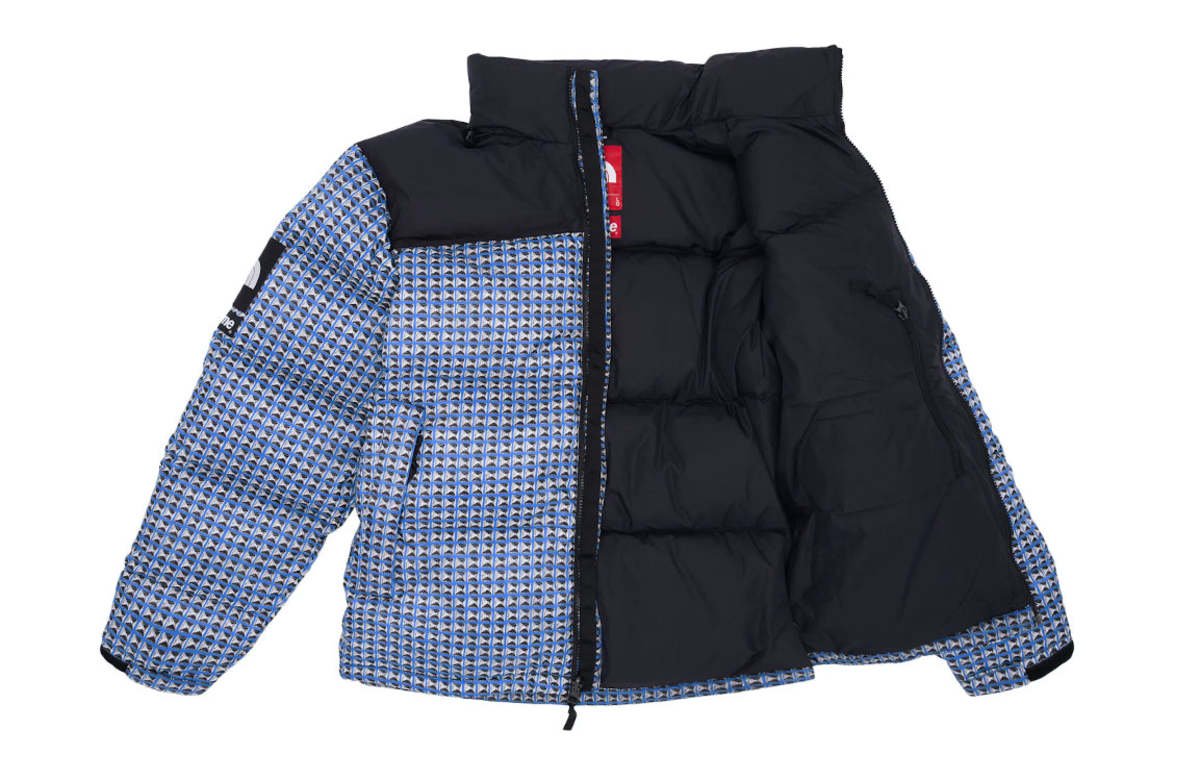 Supreme x The North Face Studded Nuptse Jacket - Royal | Garmentory