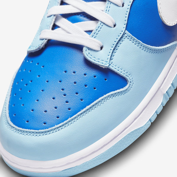 Nike Dunk Low Retro QS Argon Shoes - Flash/White Argon Blue/Flash