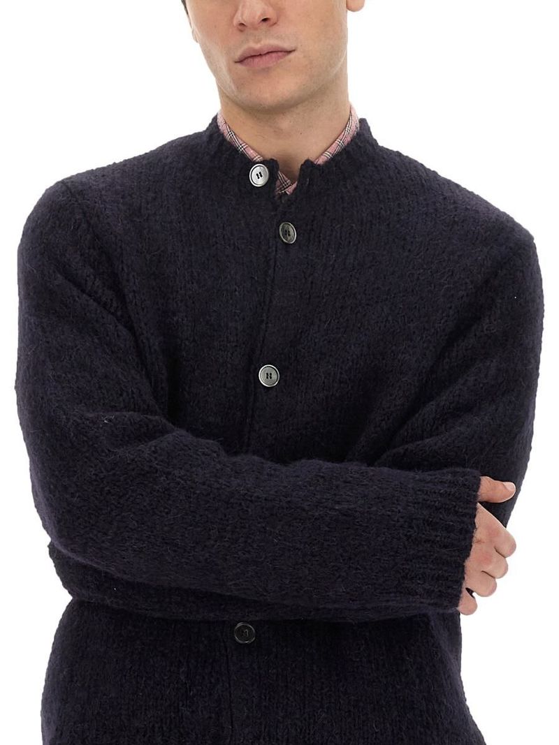 トップス OUR LEGACY OPA CARDIGAN 44 Our Legacy - Opa Cardigan Licorice Misty Alpaca