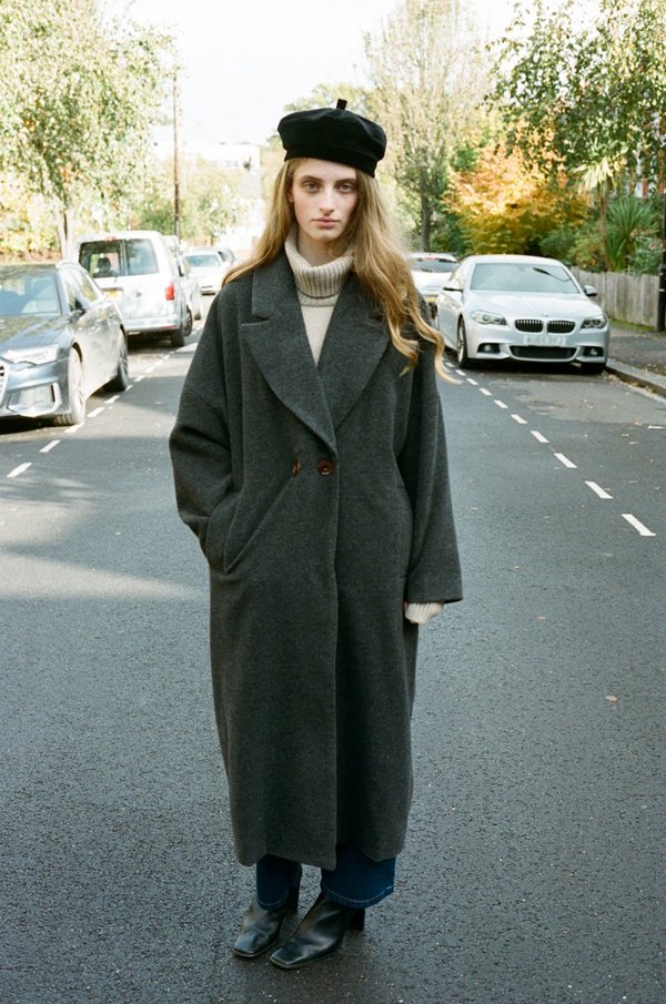 Rita Row Cedar Coat - Dark Gray | Garmentory