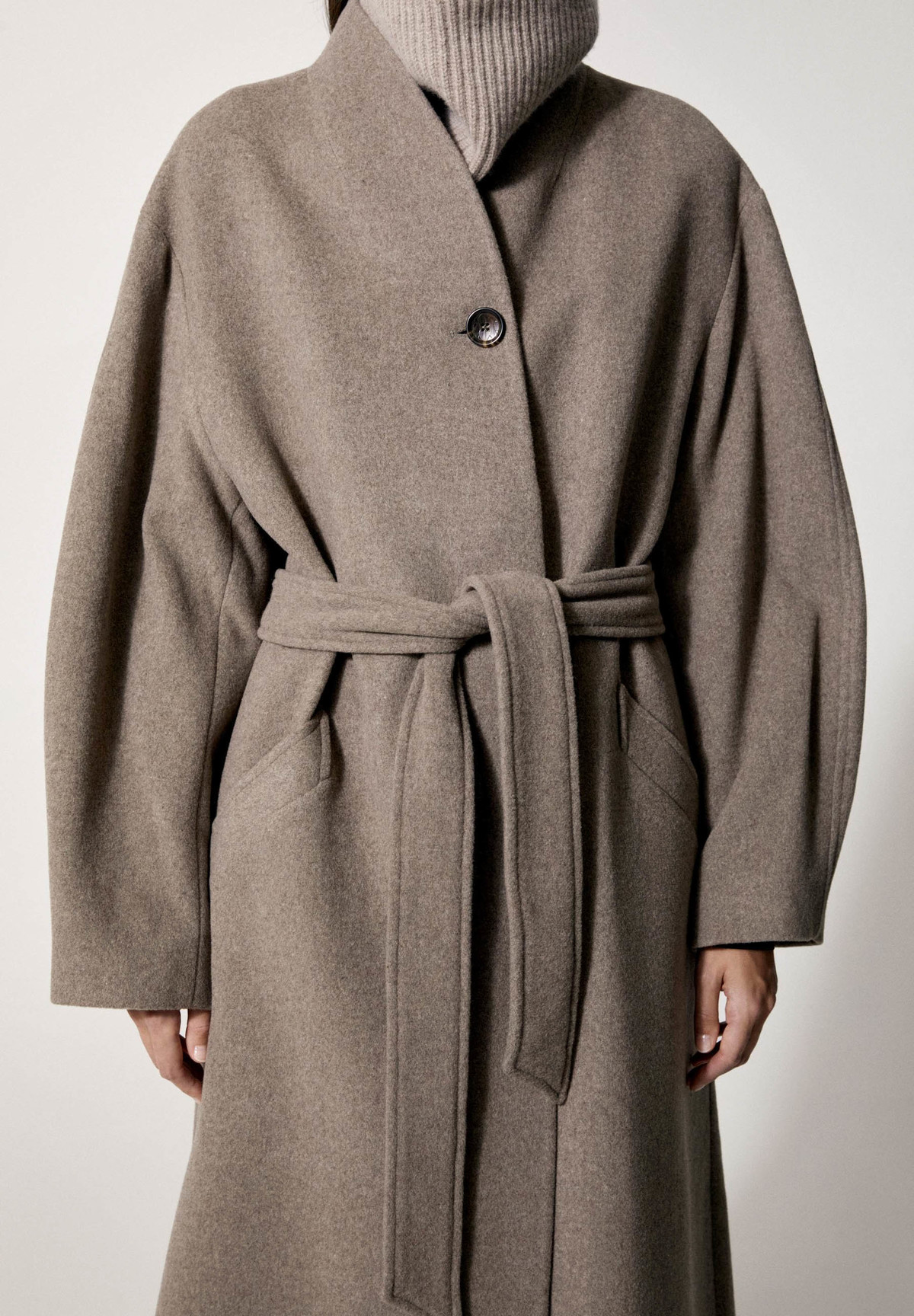 House of Dagmar Cameron coat - nocciola - Image 2 of 6