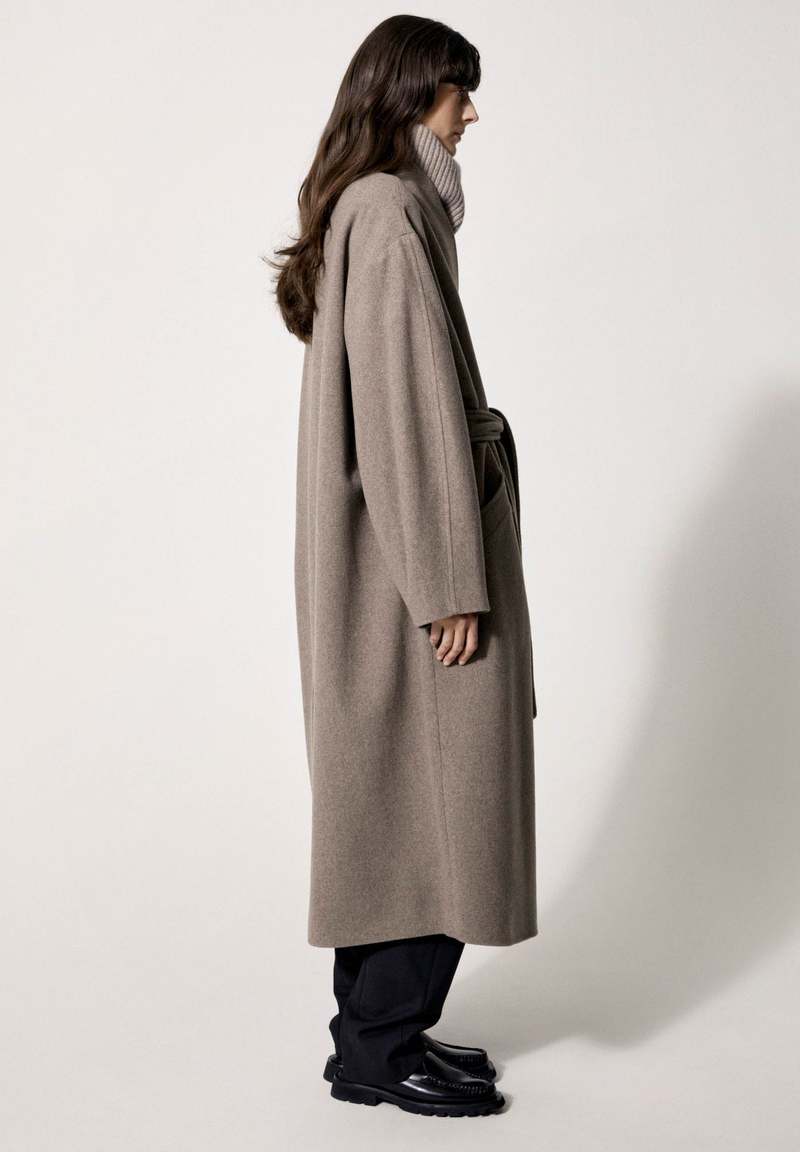 House of Dagmar Cameron coat - nocciola