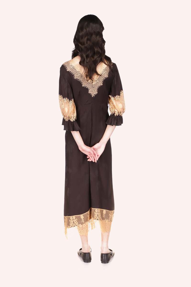 anna sui target international jacquard party dress Screen - Elena wore the Anna Sui Target International Jacquard Party Dres to the Founder's Day 150 Year Anniversary Kickoff in Episode 18 Under Control from Season 1