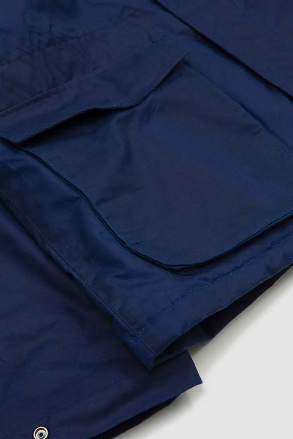 Sunflower Waxed Short Jacket - Blue | Garmentory