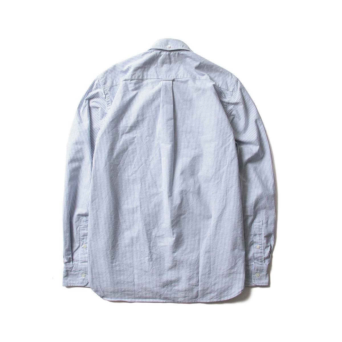 Beams Plus B.D. Oxford Candy Stripe Shirt - Blue - Image 2 of 3