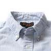 Beams Plus B.D. Oxford Candy Stripe Shirt - Blue - Thumbnail 3