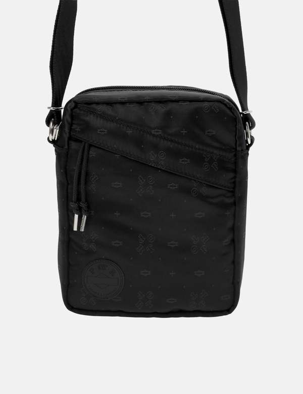 Porter Yoshida and Co Monogram Vertical Shoulder Bag - Black