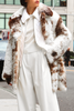 Nili Lotan Aurore Curly Fur Coat - Natural - Thumbnail 2