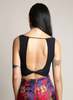 KAAREM La Lan Bralette Open Back Top - Black Blue - Thumbnail 13