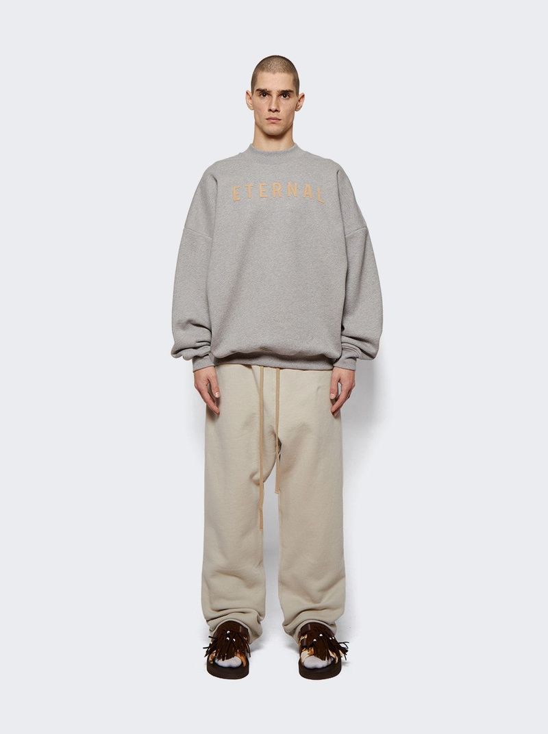 スウェット・トレーナー FEAR OF GOD | ETERNAL FLEECE CREWNECK WARM HEATHER GREY Fear of God Eternal Fleece Crewneck - Warm Heather Grey