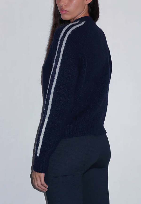【最終お値下げ】PALOMA WOOL ROUND NECK KNITS Paloma Wool Grand Slam Knit - Navy | Garmentory