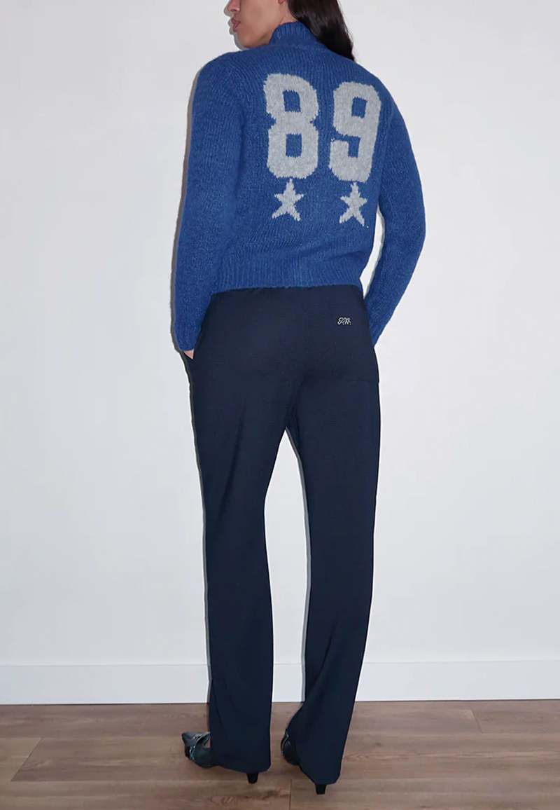 トップス PALOMA WOOL STADIUM SWEATER / BLUE Paloma Wool Blue Stadium Sweater In Multicolor | ModeSens