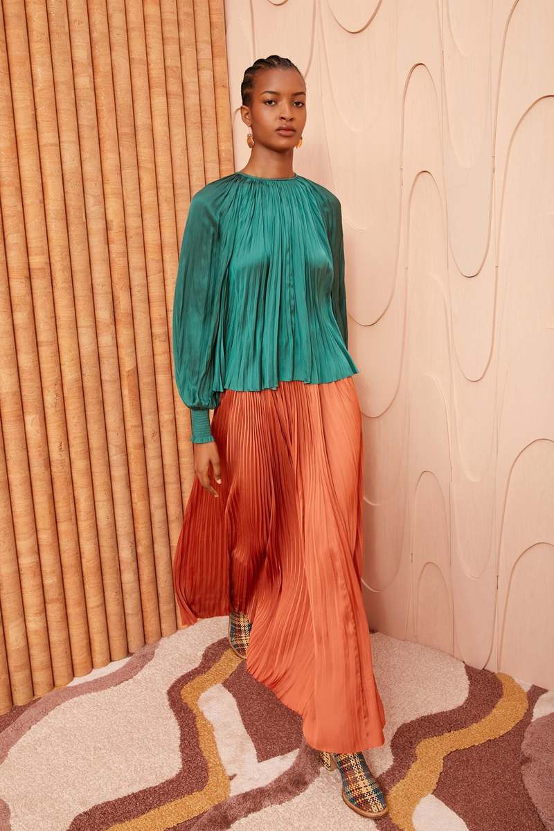 Ulla Johnson Aidy Blouse - Jadeite