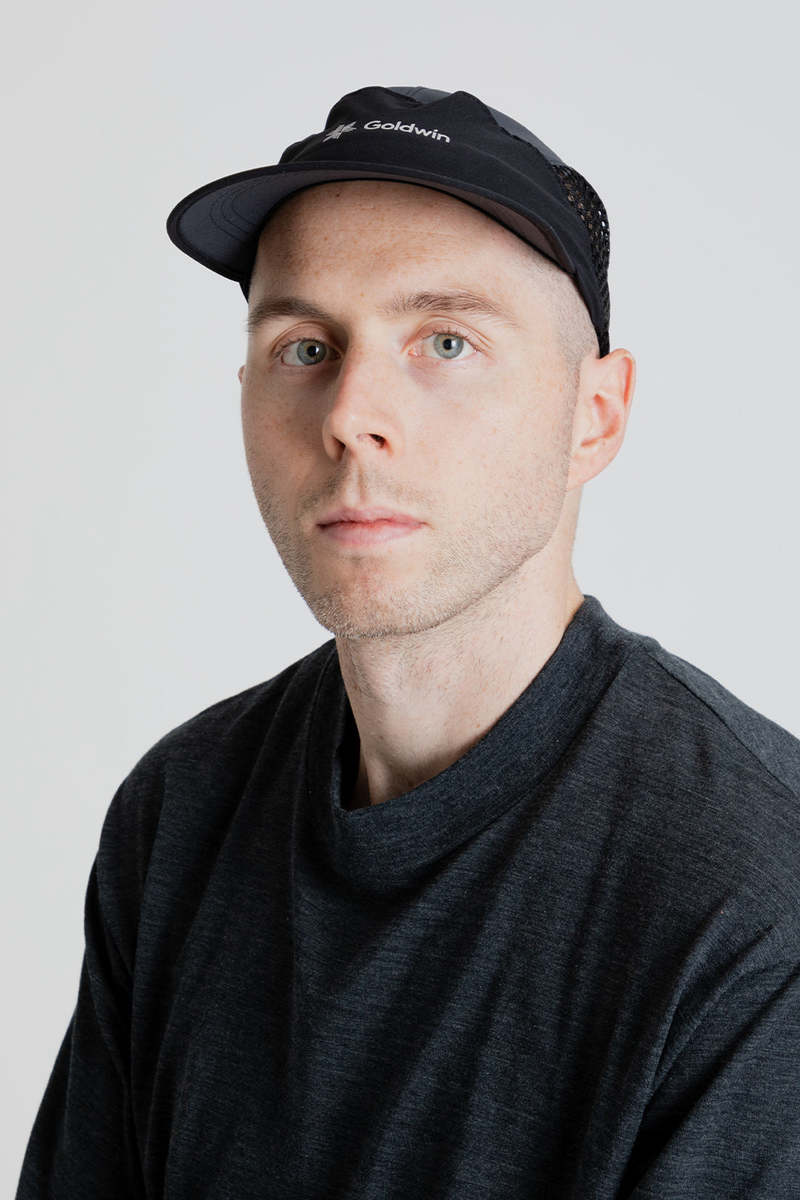Goldwin Utility Jet Mesh Cap - Charcoal Gray x Black | Garmentory