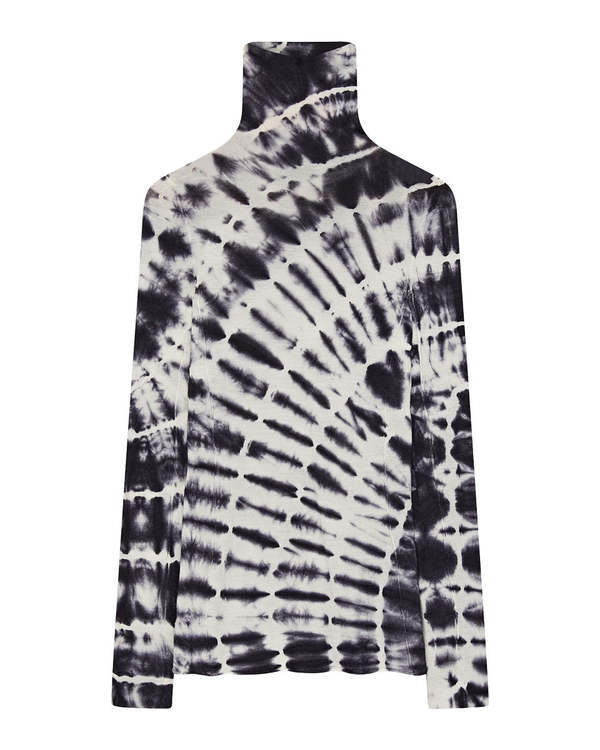 Joseph Tie Dye Turtleneck - Ivory/Black | Garmentory