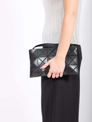 Issey Miyake Lucent Matte Shoulder Bag - Black | Garmentory