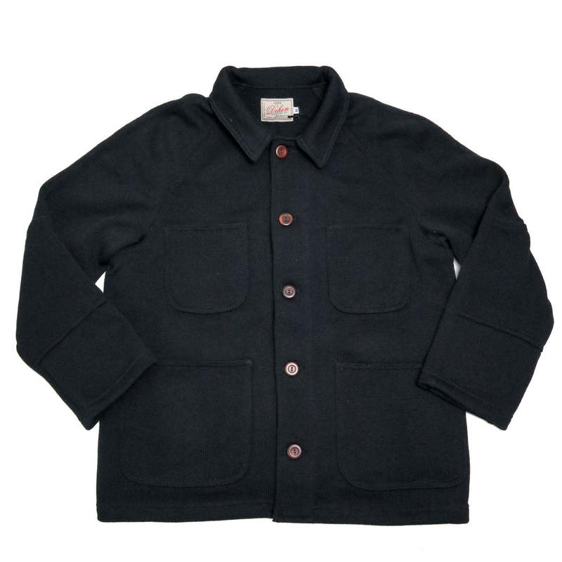 Dehen Knit Work Coat - Black | Garmentory