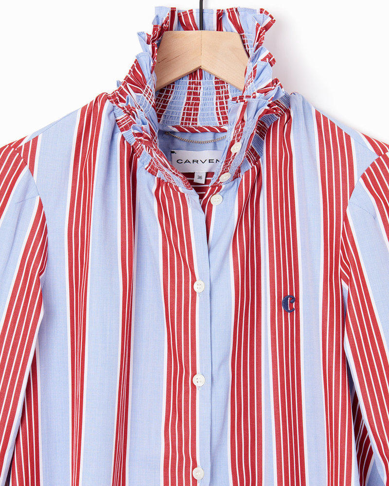 Carven Ruffle Blouse