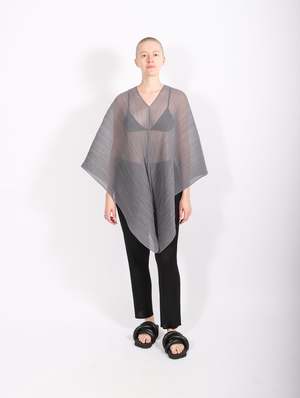 Pleats Please by Issey Miyake Basic Madame T Small - Gray | Garmentory