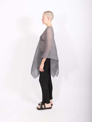 Pleats Please by Issey Miyake Basic Madame T Small - Gray | Garmentory