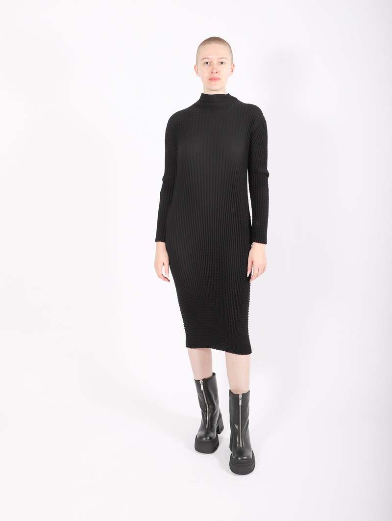 Issey Miyake Spongy Dress - Black | Garmentory