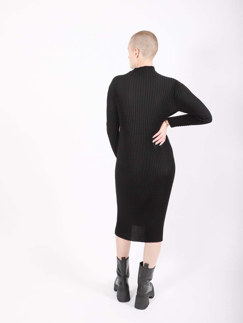 Issey Miyake Spongy Dress - Black | Garmentory