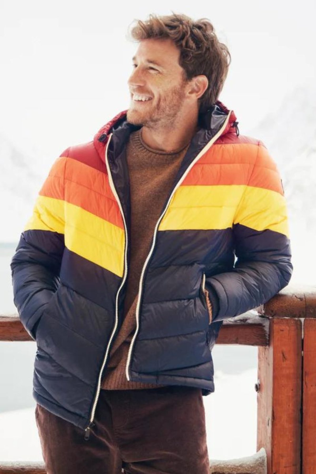 NEUF Marine Layer Archive Andes Down Puffer Gilet Homme Medium
