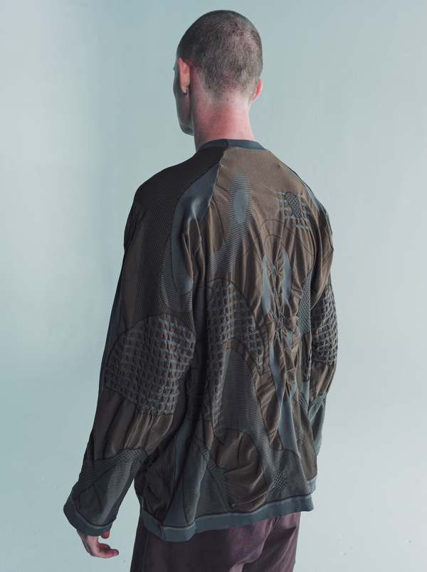 ROA Oversize 3D Knit - Brown/Grey | Garmentory ROA Oversize 3D Knit - Brown/Grey | Garmentory