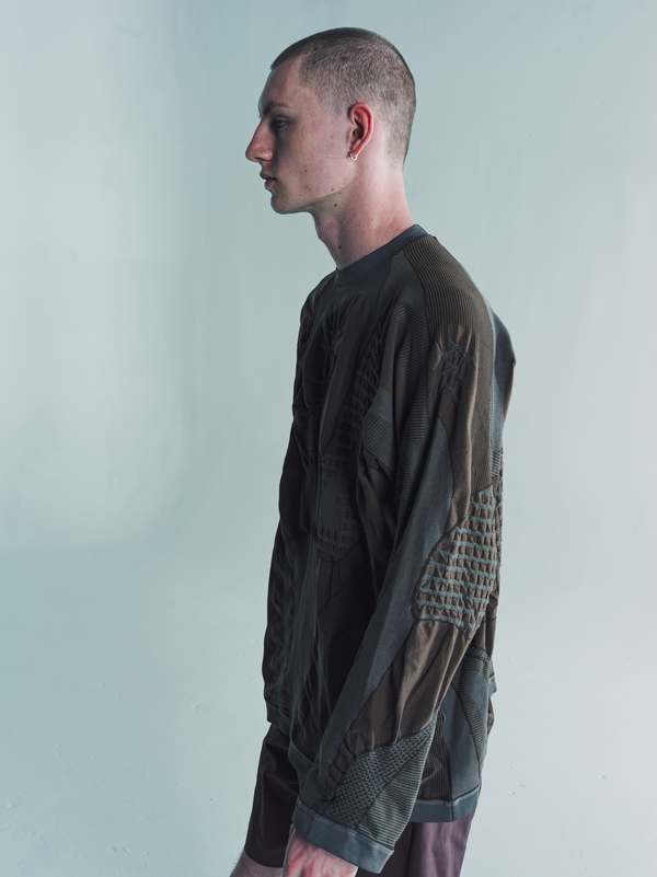 ROA Oversize 3D Knit - Brown/Grey | Garmentory