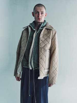 Camiel Fortgens Waterproof Poly Padded Coach Jacket - Sand