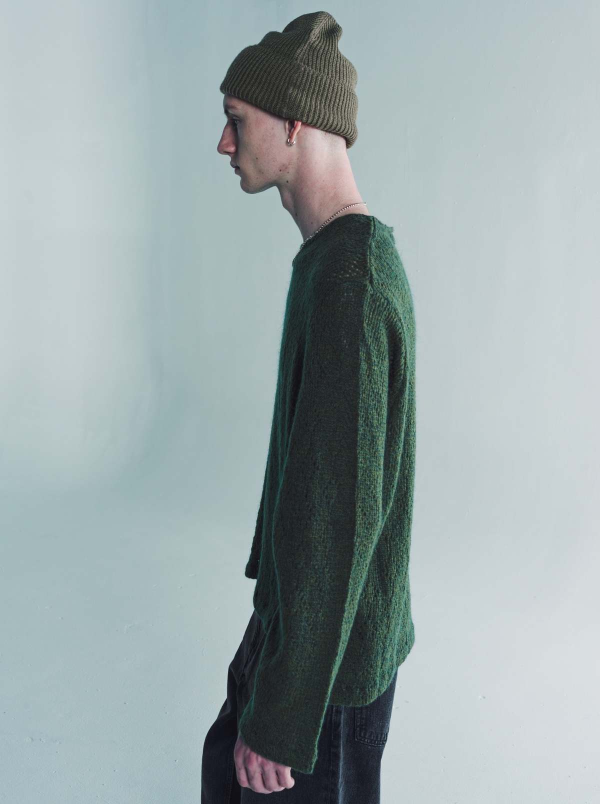 Our Legacy Crochet Double Lock U Neck - Moor Green | Garmentory