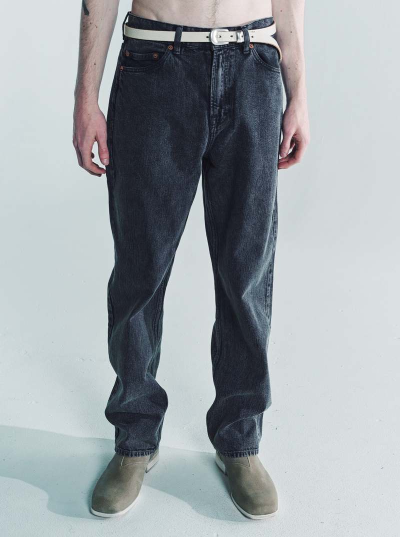 パンツ OUR LEGACY FORMAL CUT BLACK CHAIN TWILL Our Legacy Men's Formal Cut in Overdyed Black Chain Twill