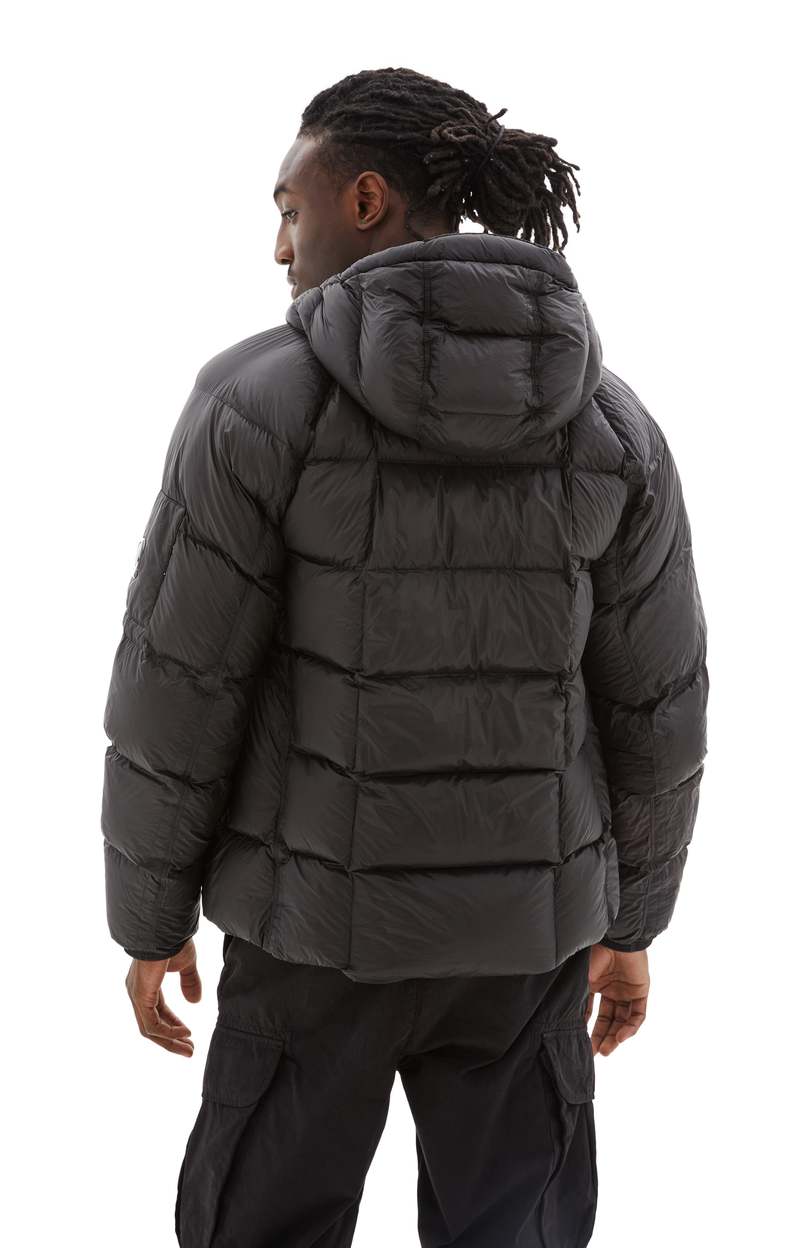 C.P. Company D.D. Shell Hooded Down Jacket - Black | Garmentory