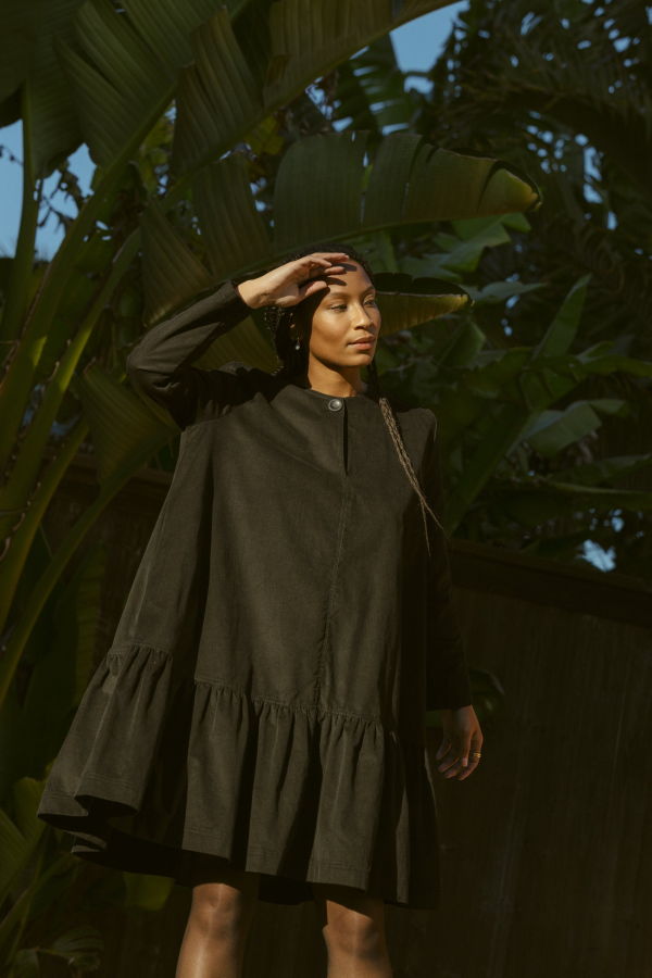 Carleen Twirl Dress - Black